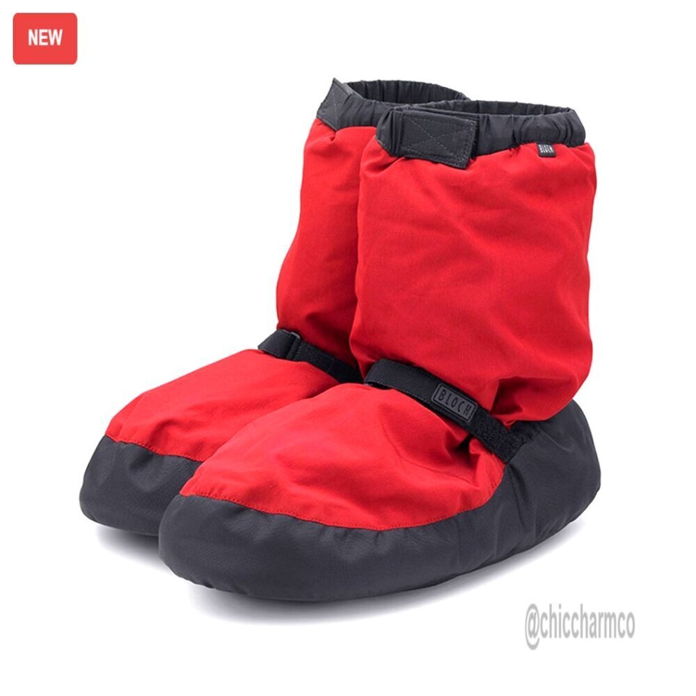 Warm Up Bootie Slippers with Cushioned Heel for Ballet Dance Comfort